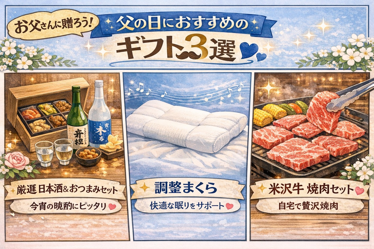 父の日におすすめギフト3選